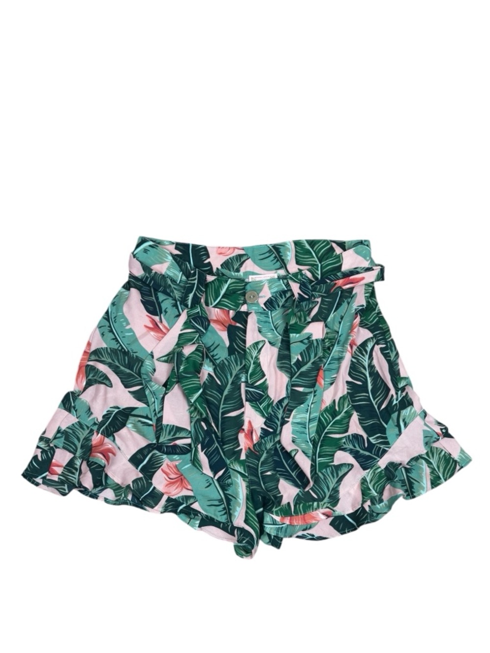 Show Me Your Mumu x Barbie Willow Tropical High Waist Shorts Size Large - Picture 2 of 7